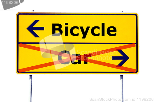 Image of car or bicycle