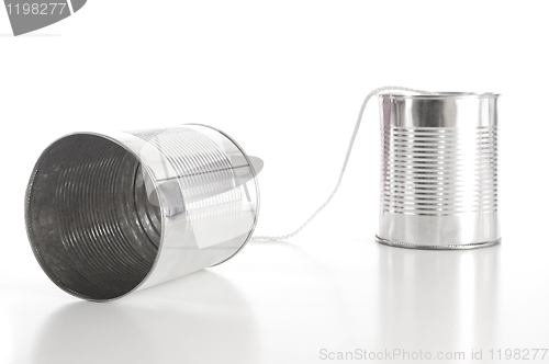 Image of tin can phone