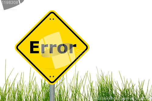 Image of computer error