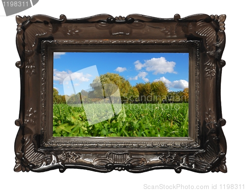 Image of painting in image frame