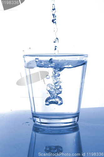 Image of filling a glass with water