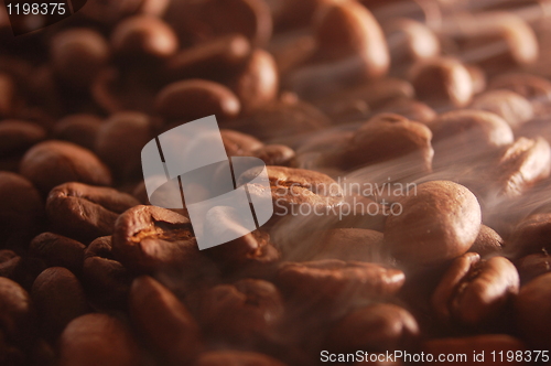 Image of roasting coffee