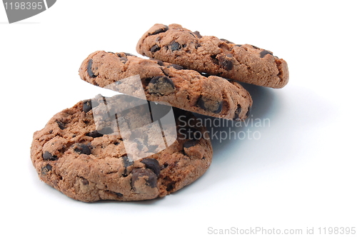 Image of cookie isolated on white background