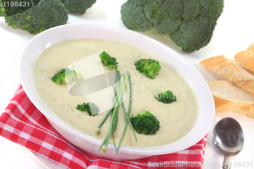 Image of Cream of broccoli soup