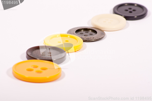 Image of a row of buttons