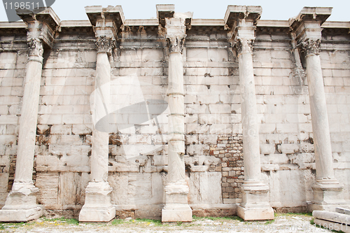 Image of Hadrian's Library in the Roman Forum of Athens, Greece