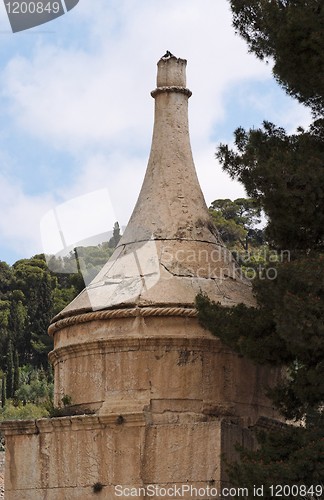 Image of Conical roof of the Tomb of Absalom in Jerusalem