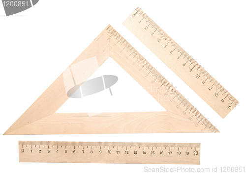 Image of wooden rulers