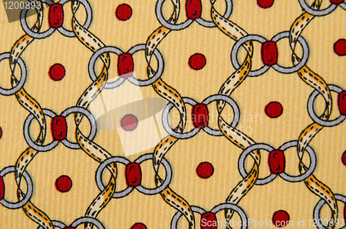 Image of Abstract pattern ornamented textile