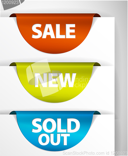 Image of Round Sale / New / Sold out label set