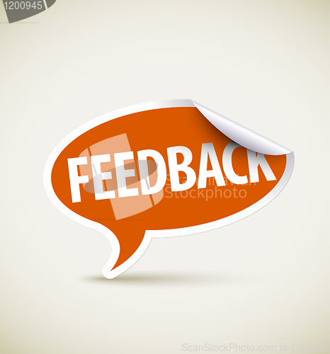 Image of Feedback - speech bubble 