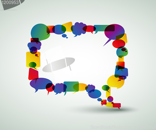 Image of Big speech bubble