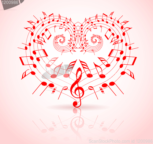 Image of Valentines day music theme