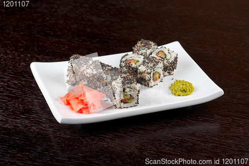 Image of Sushi with sesame