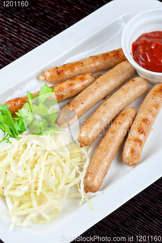 Image of Grilled sausages