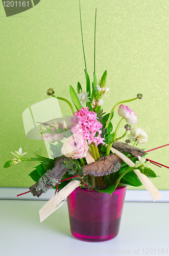 Image of bunch of flowers composition