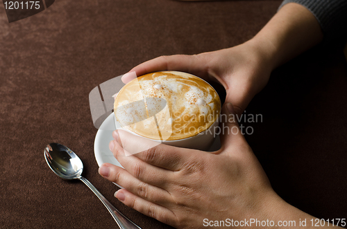 Image of latte coffe