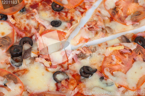 Image of meat pizza