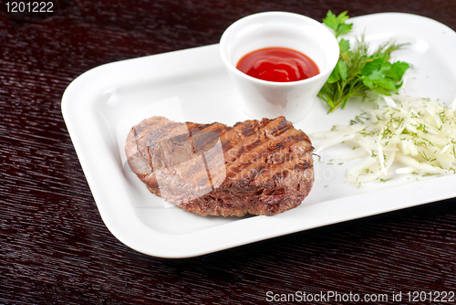 Image of Juicy roasted beef steak