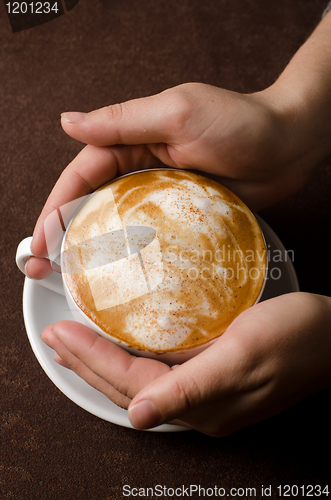 Image of latte coffe