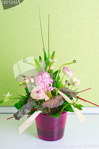 Image of bunch of flowers composition