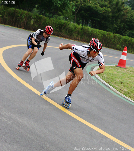 Image of Speed skaters