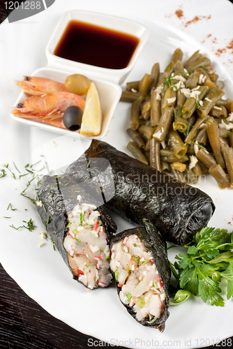 Image of tasty fish dish