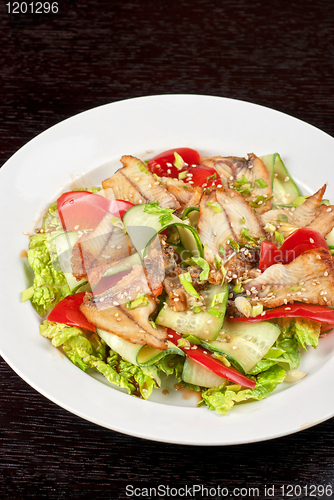 Image of Salad of smoked eel