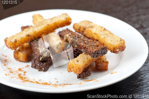 Image of Rusk with garlic