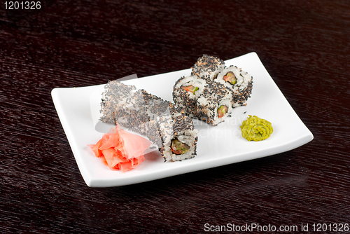 Image of Sushi with sesame