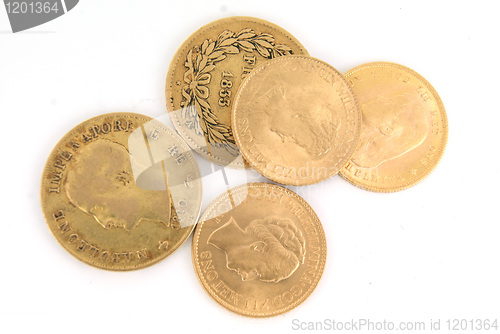 Image of Gold European coins