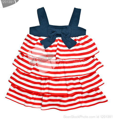 Image of baby striped dress