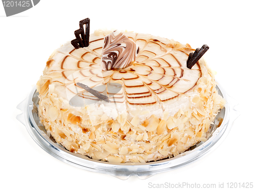 Image of Cream cake with chocolate