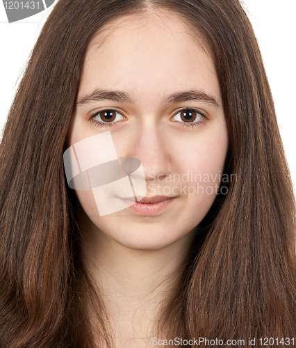 Image of portrait of a young girl