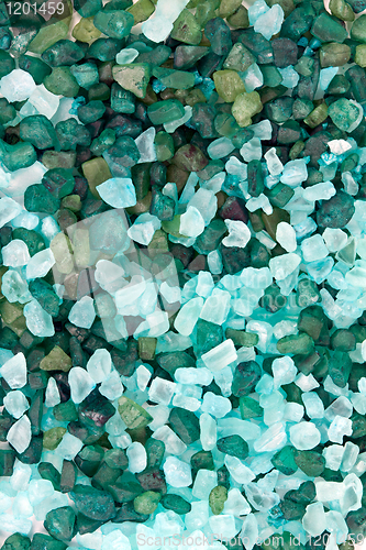 Image of large blue bath salts
