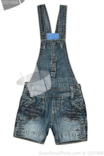 Image of children's denim shorts