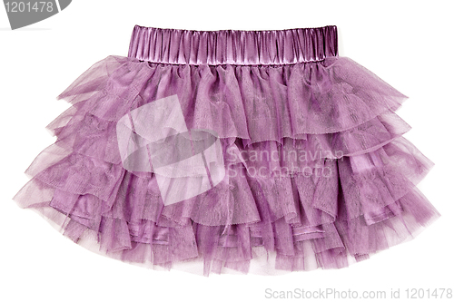 Image of delicate purple skirt