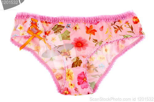 Image of colored women's lace panties