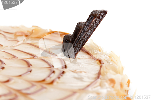 Image of Cream cake with chocolate