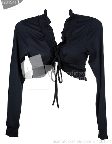 Image of Fashionable black women's blouse