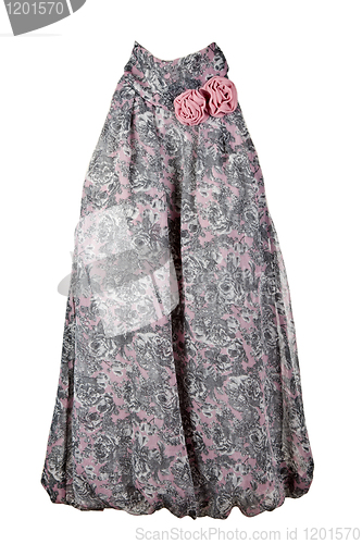 Image of Women's blouse with fabric rose