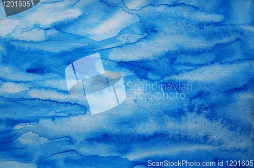 Image of Abstract watercolor background on paper texture 