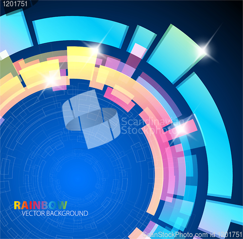 Image of Abstract background with rainbow colors