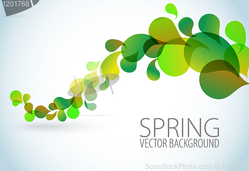 Image of Spring Abstract floral background