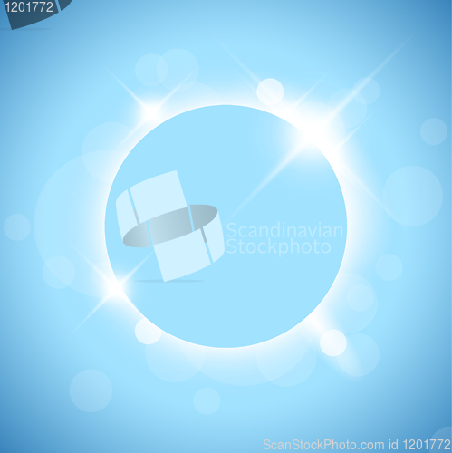 Image of Abstract background - sun eclipse