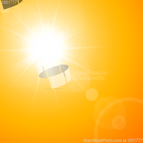 Image of The hot summer sun