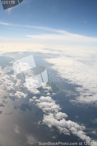 Image of Sea,clouds and sky