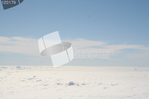 Image of Blue sky, white clouds