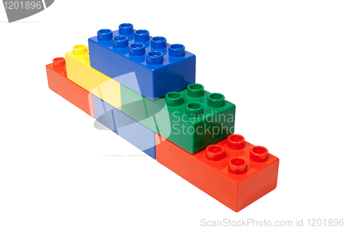 Image of coloured bricks