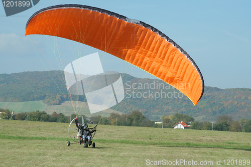 Image of paragliding